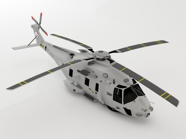 3ds nh90 helicopter - Nh90 Helicopter by luledesign