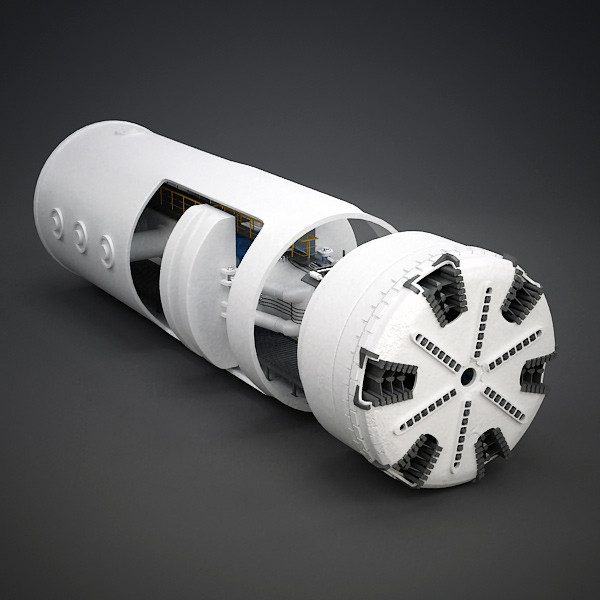 tunnel boring 3ds - TBM by QLEE