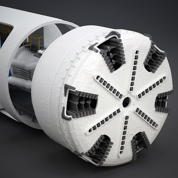 tunnel boring 3ds - TBM by QLEE