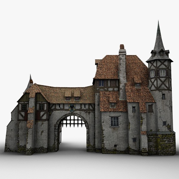 3d old medieval warehouse - Medieval Warehouse... by bemola