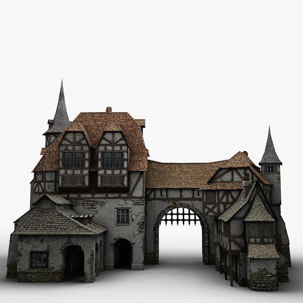 3d old medieval warehouse - Medieval Warehouse... by bemola
