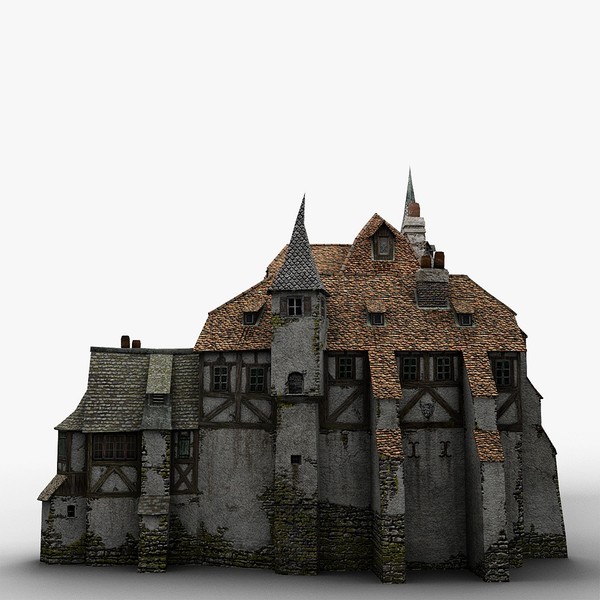 3d old medieval warehouse - Medieval Warehouse... by bemola
