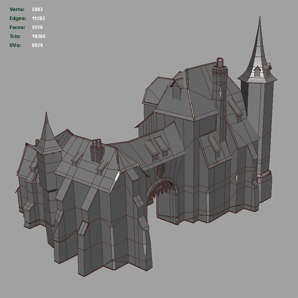 3d old medieval warehouse - Medieval Warehouse... by bemola