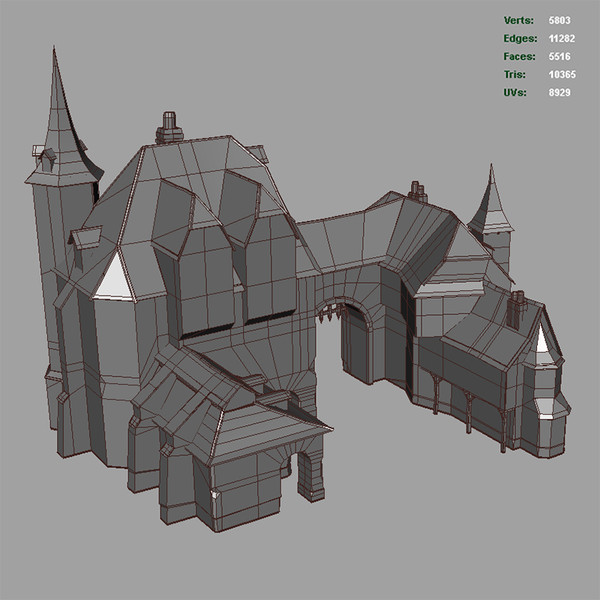 3d old medieval warehouse - Medieval Warehouse... by bemola