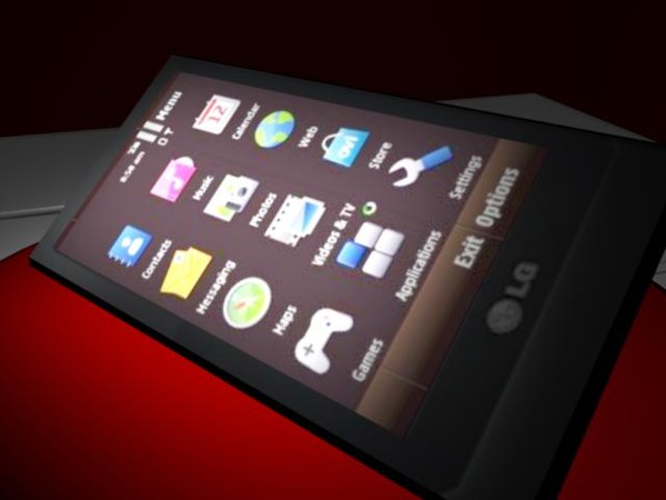 free lg mobile phone 3d model - Mobile Phone by nescio180