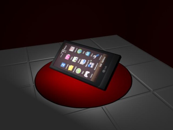 free lg mobile phone 3d model - Mobile Phone by nescio180