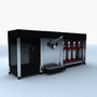 popcorn maker icecream soda 3d ma
