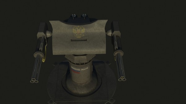 heavy machine gun turret max free - D13-Russian HMG by DavidAnatolie