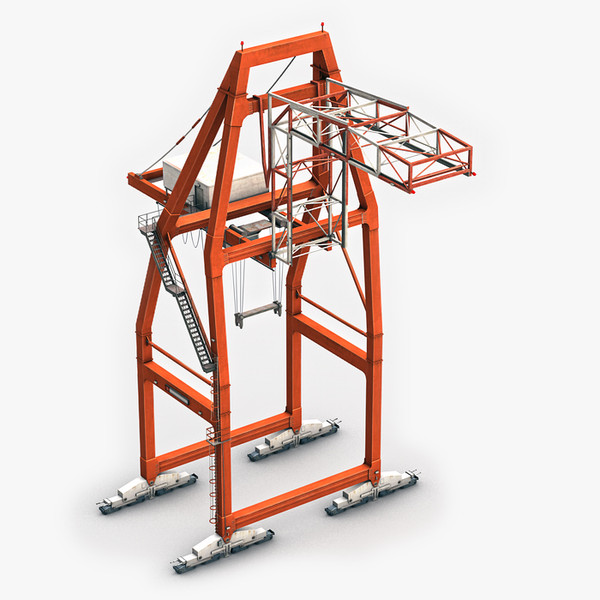 crane container 3d model - Container Crane by NesAn Studio