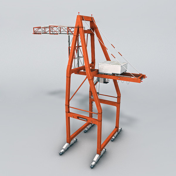 crane container 3d model - Container Crane by NesAn Studio