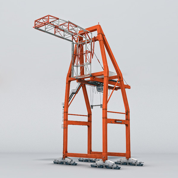 crane container 3d model - Container Crane by NesAn Studio