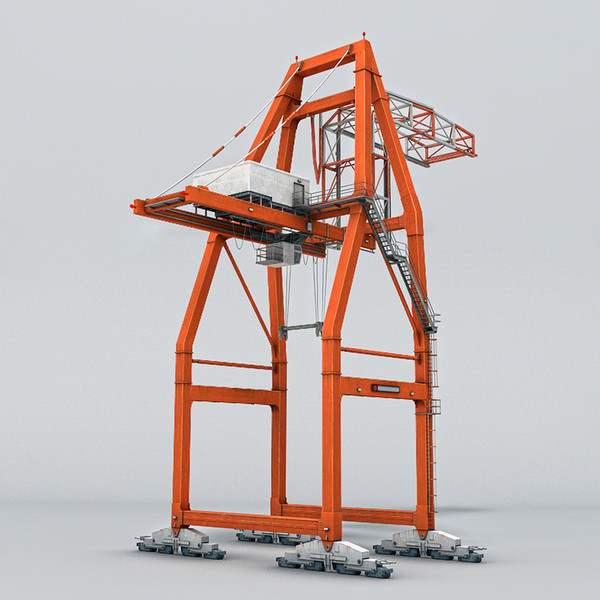 crane container 3d model - Container Crane by NesAn Studio