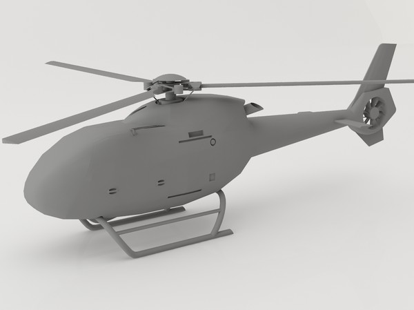 3d ec130 helicopter model - Ec135 by luledesign