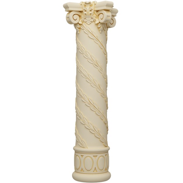 colum leafs 3d model - Column with leafs by VizArtOnline