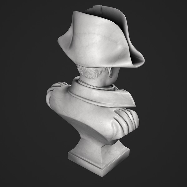 3d model decorative bust napoleon - Napoleon Bust by clay master