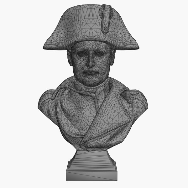 3d model decorative bust napoleon - Napoleon Bust by clay master