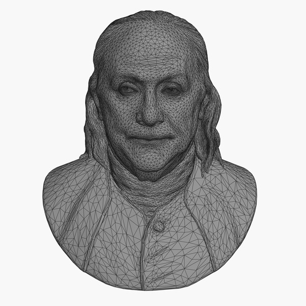 max decorative bust benjamin franklin - Benjamin Franklin Bust by clay master