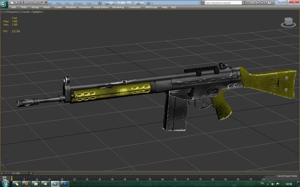 g3 assault rifle obj - G3 Assault Rifle by Mizugan