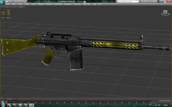 g3 assault rifle obj - G3 Assault Rifle by Mizugan
