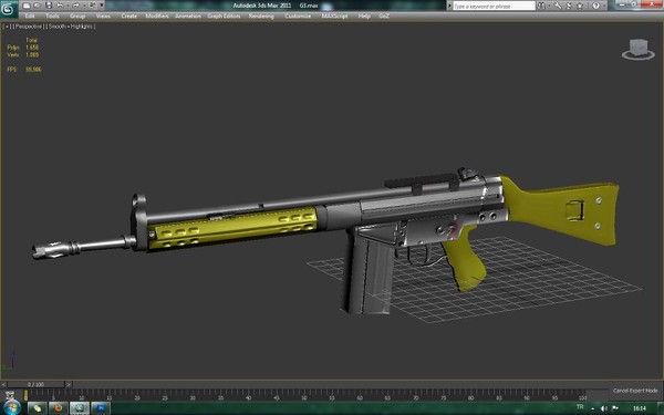 g3 assault rifle obj - G3 Assault Rifle by Mizugan