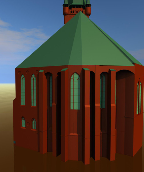 3d church germany build model - church2 by schanya