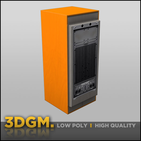 speaker modern 3dgm obj - modern speaker 3DGM by 3D Game Models