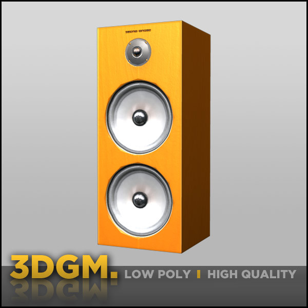 speaker modern 3dgm obj - modern speaker 3DGM by 3D Game Models