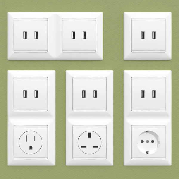 3d wall switches sockets - Wall Switches and Sockets by razorwave