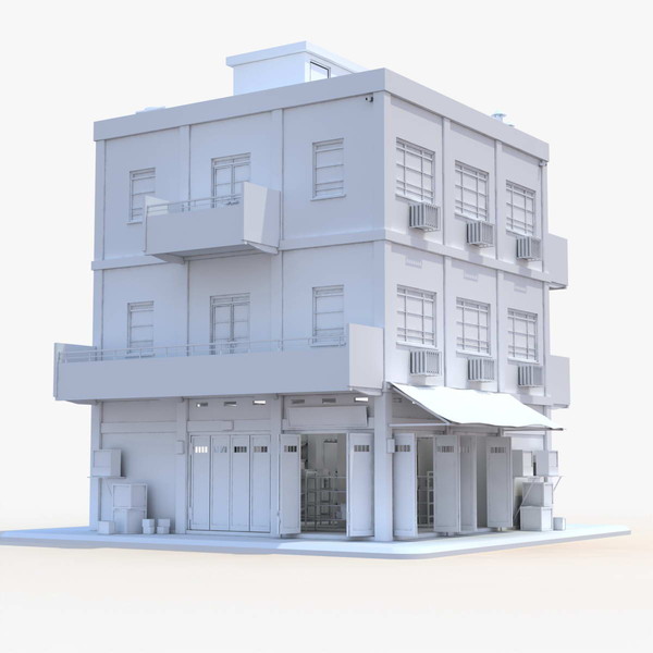 3ds max building city store - City Store by Gravistar