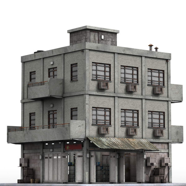 3ds max building city store - City Store by Gravistar