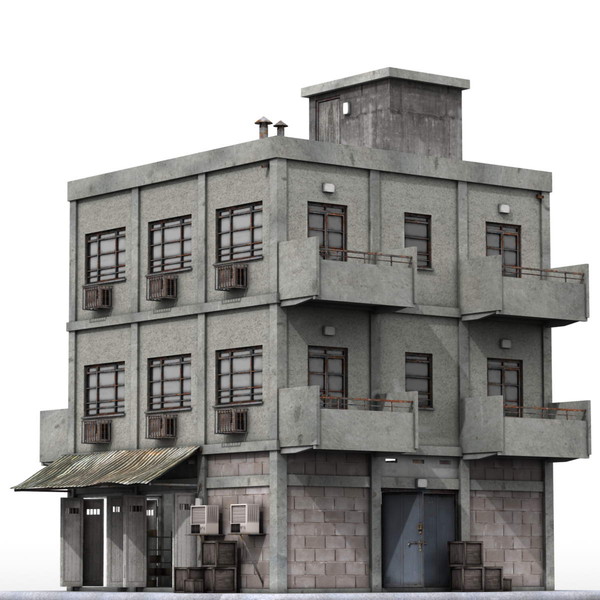 3ds max building city store - City Store by Gravistar