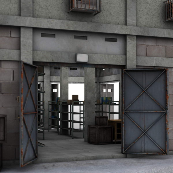 3ds max building city store - City Store by Gravistar