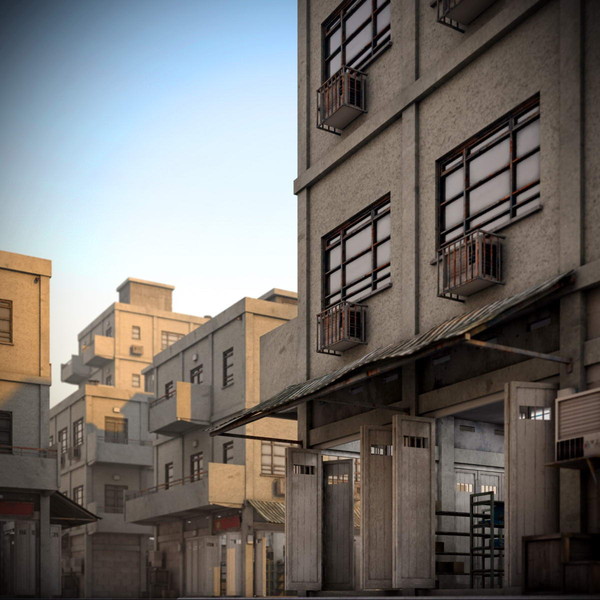 3ds max building city store - City Store by Gravistar