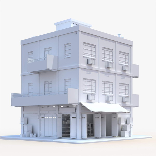 3ds max building city store - City Store by Gravistar