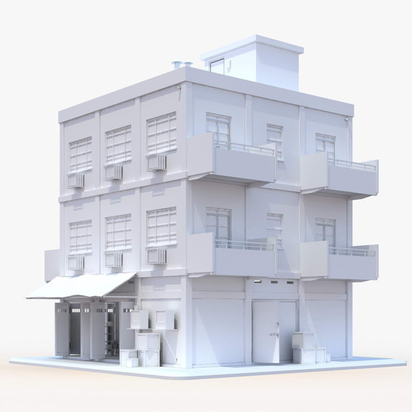 3ds max building city store - City Store by Gravistar