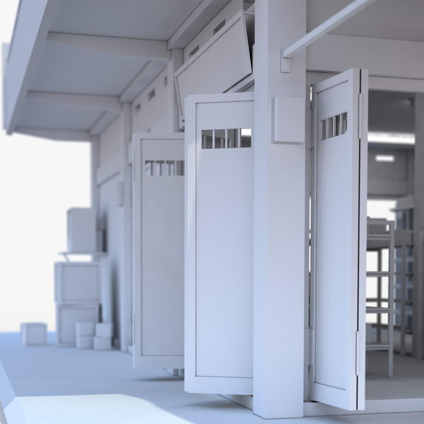 3ds max building city store - City Store by Gravistar