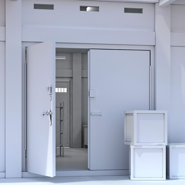 3ds max building city store - City Store by Gravistar