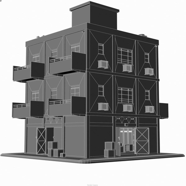 3ds max building city store - City Store by Gravistar