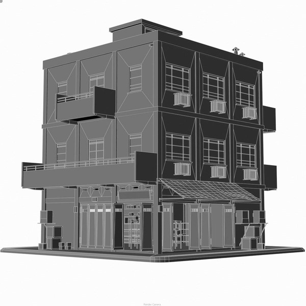 3ds max building city store - City Store by Gravistar