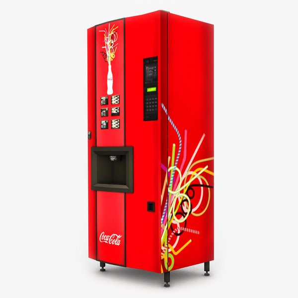 maya red coca cola vending machine - Coca Cola Vending Machine by NesAn Studio