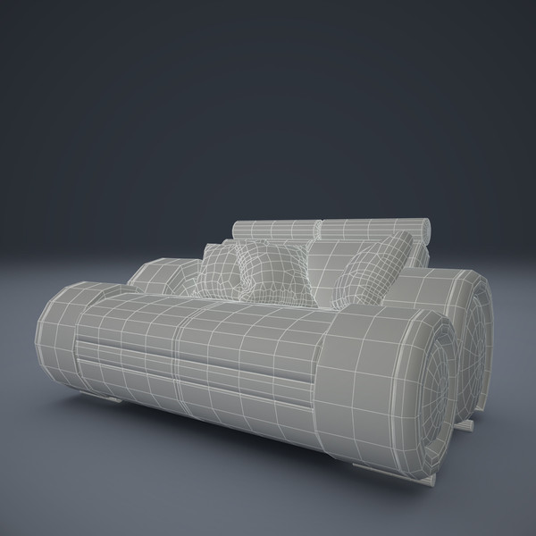 3d model ultra modern sofa 2x - Ultra Modern Sofa 2x... by mindFreeArtist