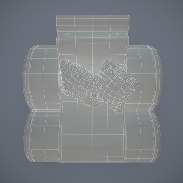 ultra modern armchair 3d max - Ultra Modern Armchair by mindFreeArtist