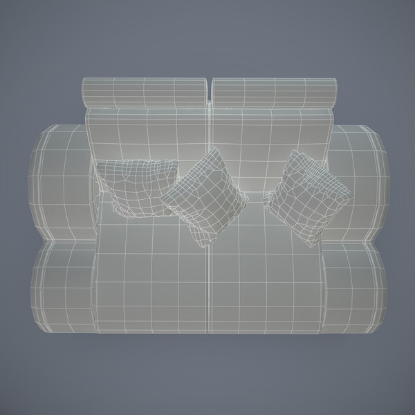 3d model ultra modern sofa 2x - Ultra Modern Sofa 2x... by mindFreeArtist