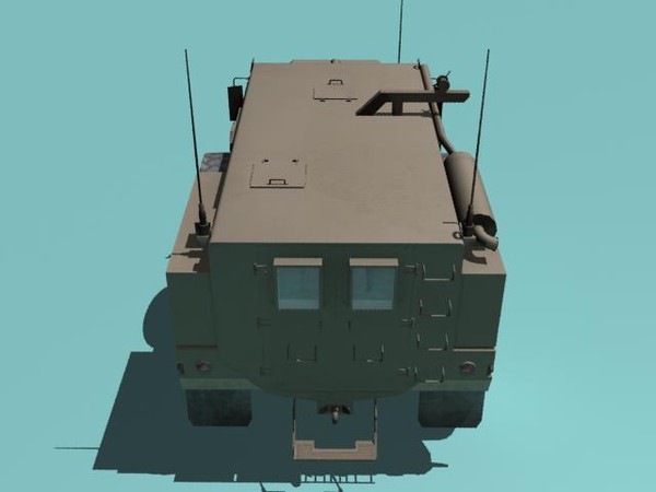 cougar armored vehicle max - Cougar H MRAP desert version by kapitan_21