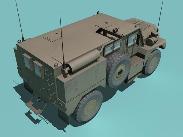 cougar armored vehicle max - Cougar H MRAP desert version by kapitan_21