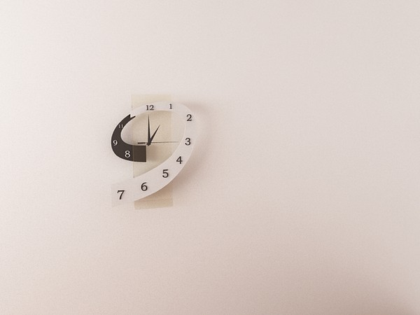 clock 3d model - clock by mimarburak3
