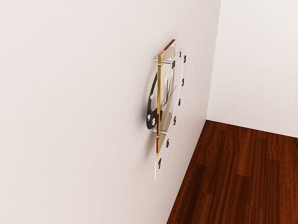 clock 3d model - clock by mimarburak3
