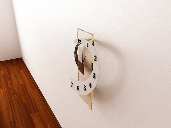 clock 3d model - clock by mimarburak3