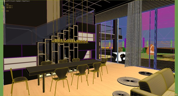 scene modern building house 3ds - Modern Home (3) by solarseas