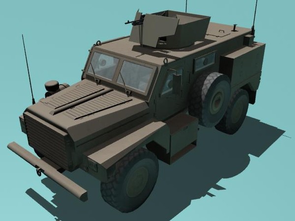 3d model cougar h mrap - Cougar H MRAP Pack by kapitan_21